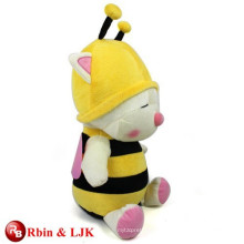 customized OEM design bee plush stuffed toys